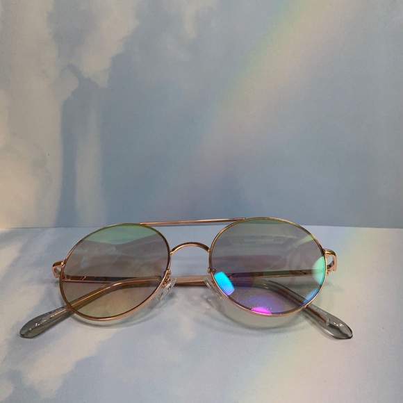 Urban Outfitters Rounded Aviator Sunglasses - Picture 2 of 2